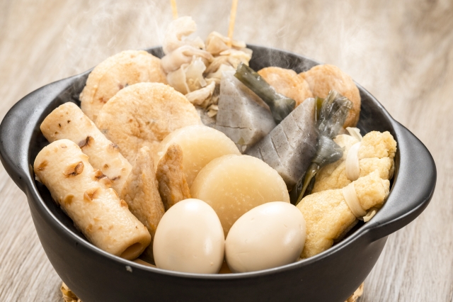 おでんは日本の温かな鍋料理
