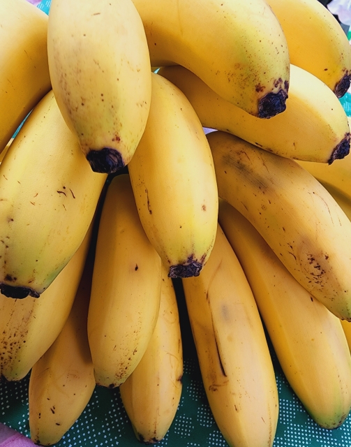 バナナで一番甘いのは柄から遠い先端部分
