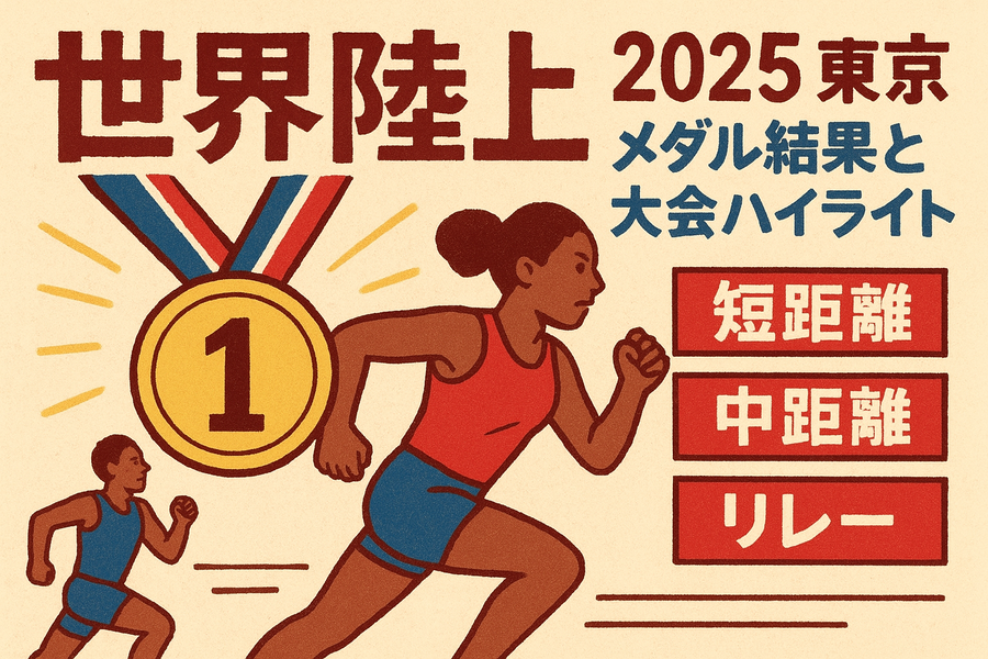 【まとめ】世界陸上2025東京 メダル結果と大会ハイライト｜短距離・中距離・長距離・リレー