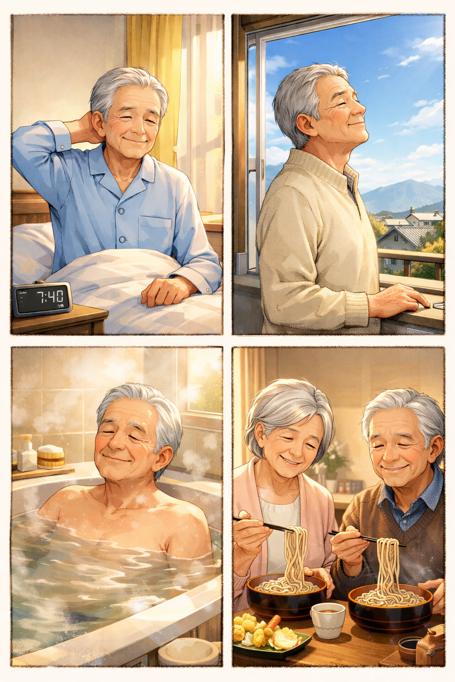 一年の垢を落とす朝