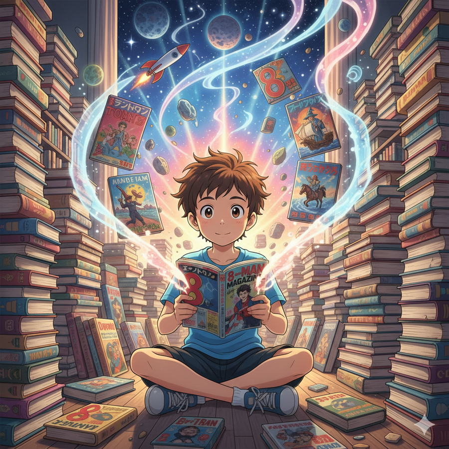 8マンから始まった読書の旅