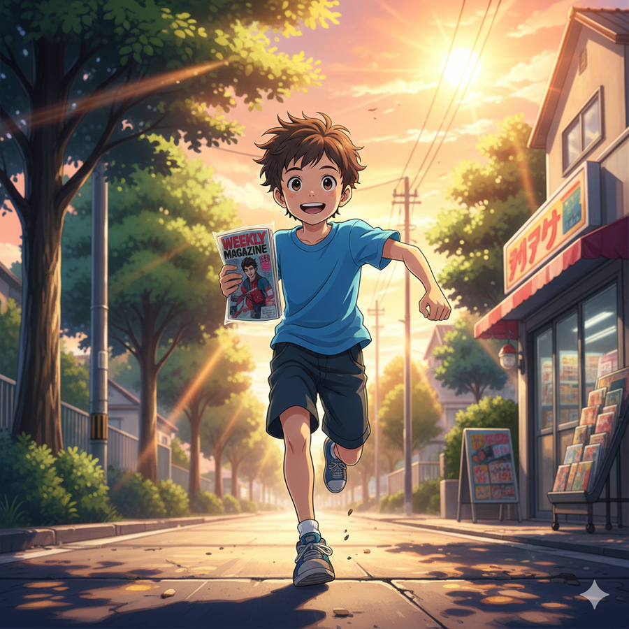 走って買いに行った週刊マガジン