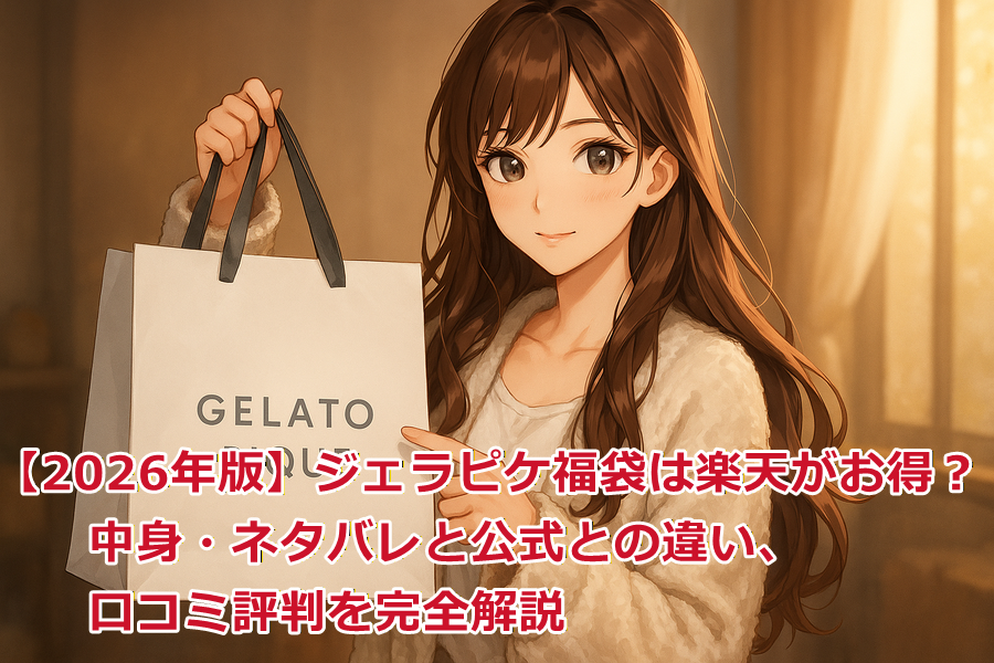 【2026年版】ジェラピケ福袋は楽天がお得?中身・ネタバレと公式との違い、口コミ評判を完全解説