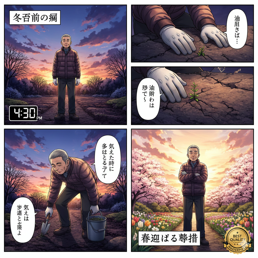 短い日照と、静かな決意