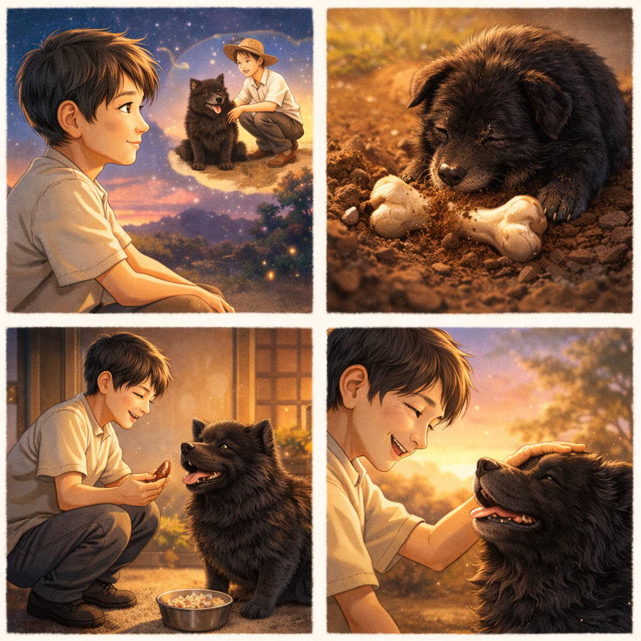 コロと過ごした年の瀬