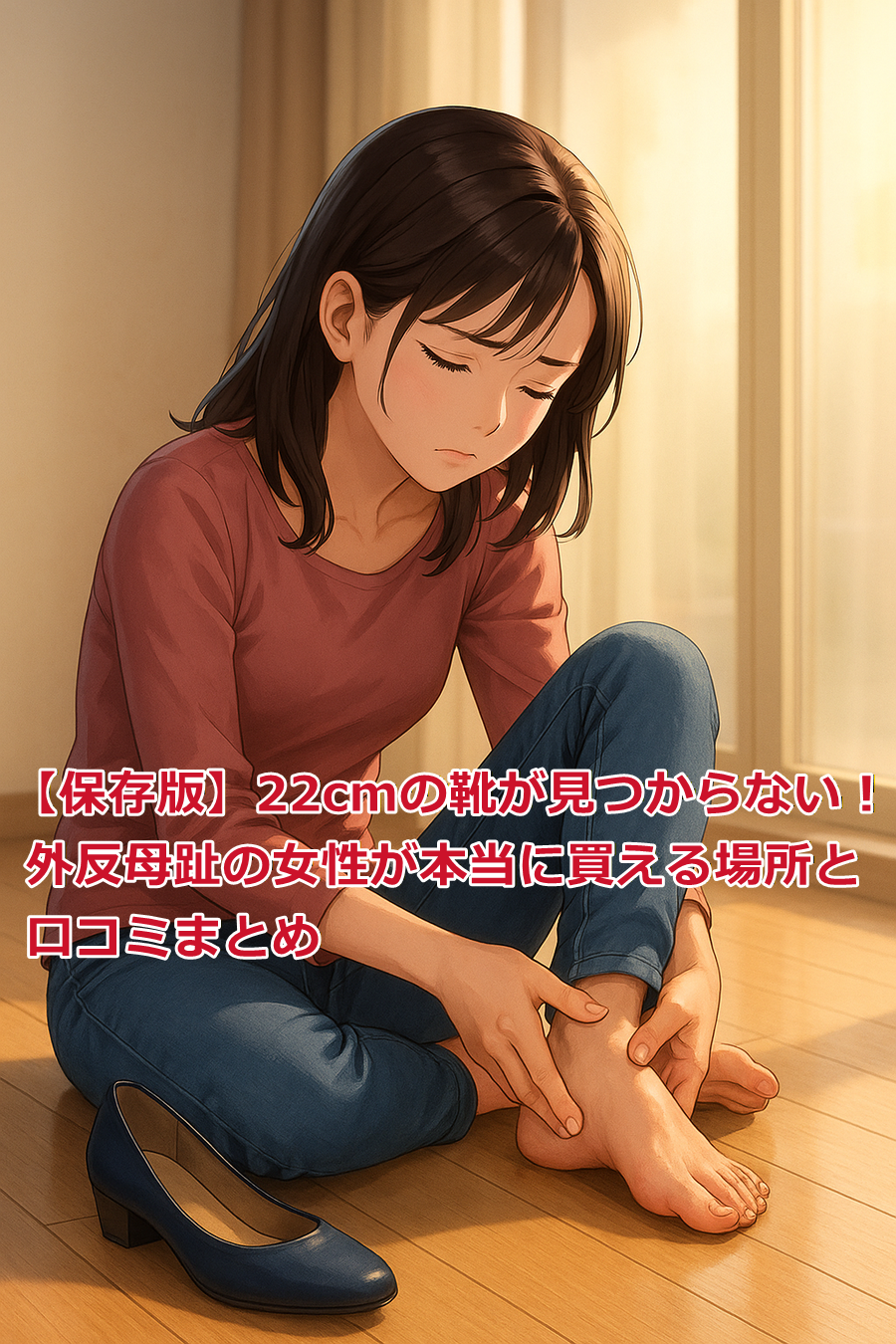 【保存版】22cmの靴が見つからない!外反母趾の女性が本当に買える場所と口コミまとめ