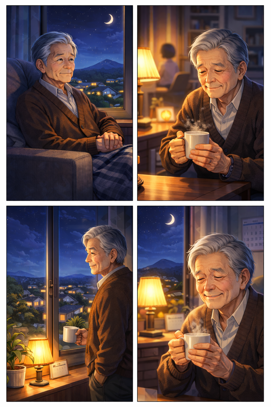 一年を静かに閉じ、希望をそっと灯す夜