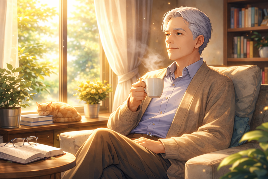 静かな時間がくれる余裕