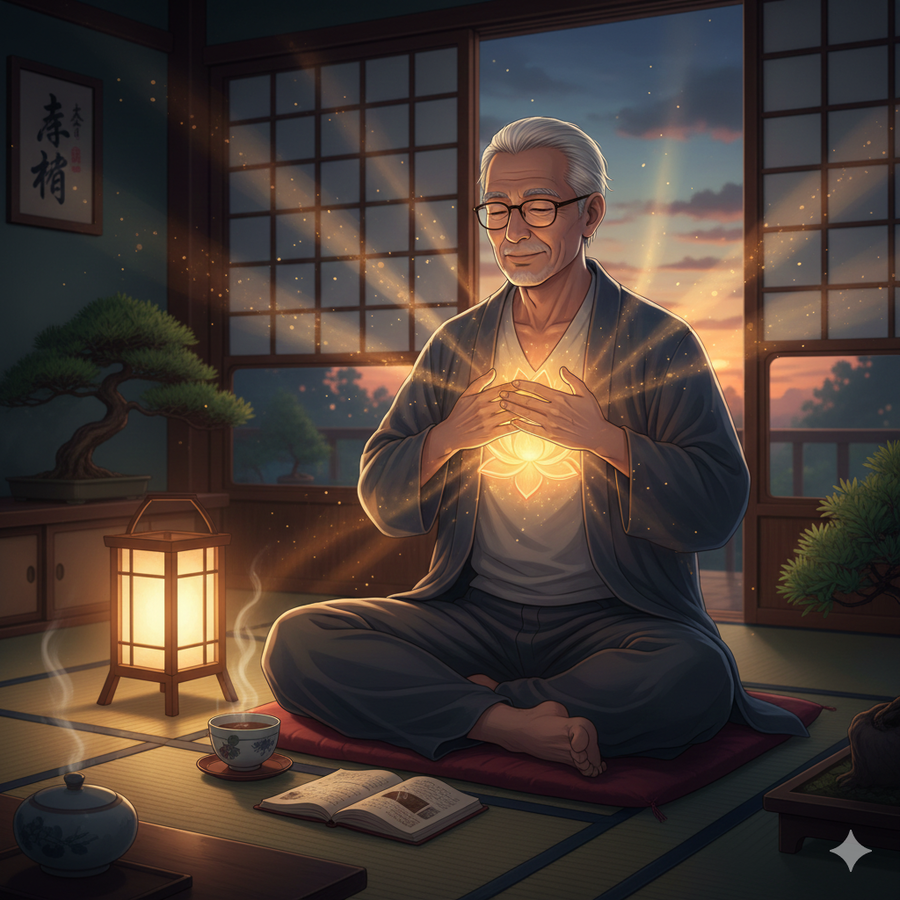 感謝という灯を胸に、一日を終える