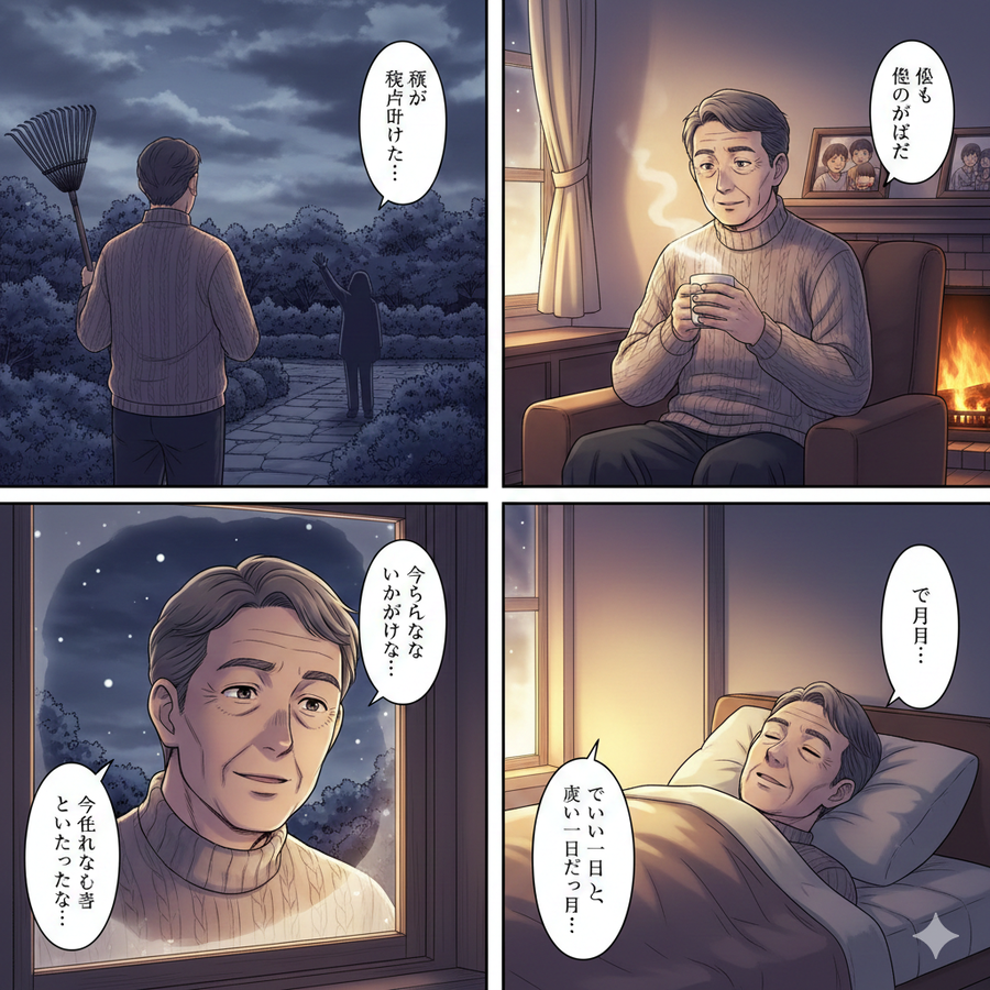 年の瀬の庭仕事が残したもの