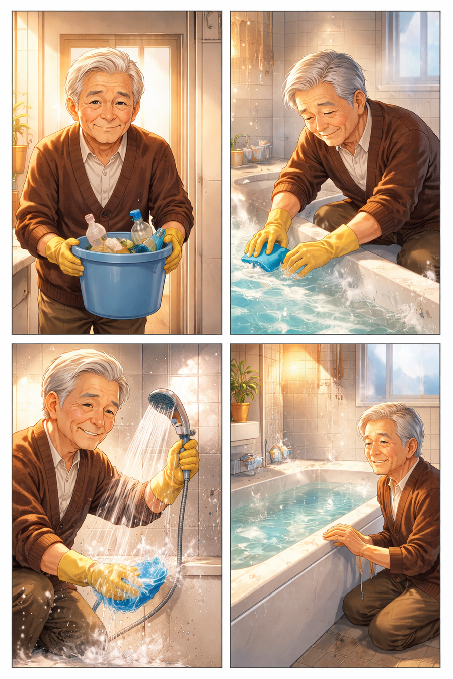 整える手の中に、一年分の感謝を込めて