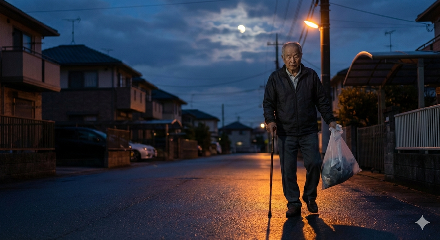 転ばないように、一歩ずつ。私の朝が始まる。