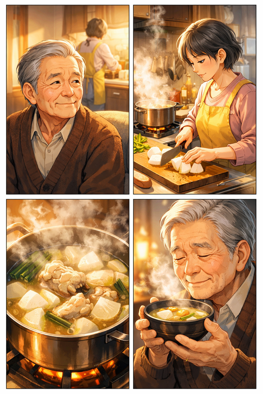 湯気の向こうに、支えられてきた一年を見る