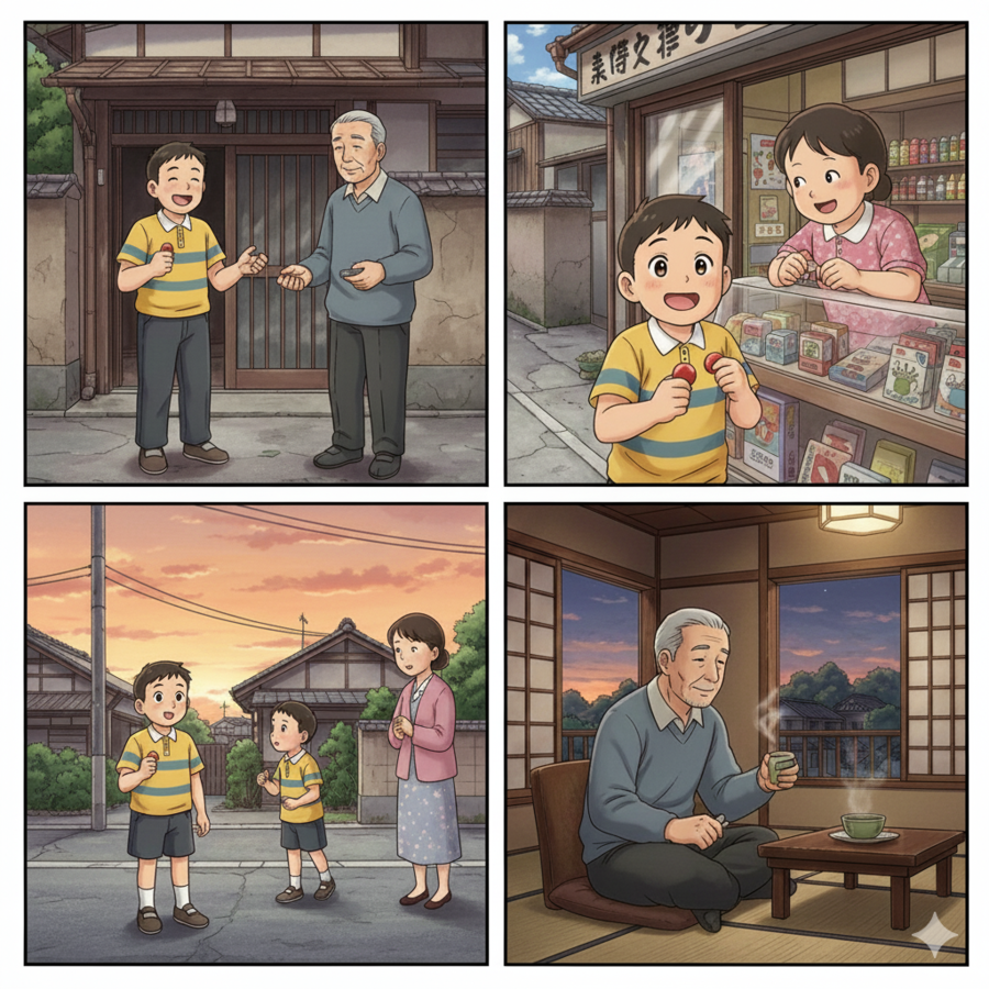 飴玉の裏にあった、親のまなざし