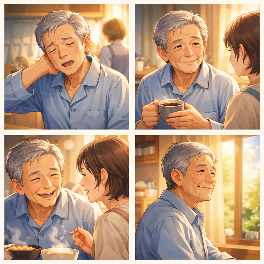 不安を隠さなくなった朝