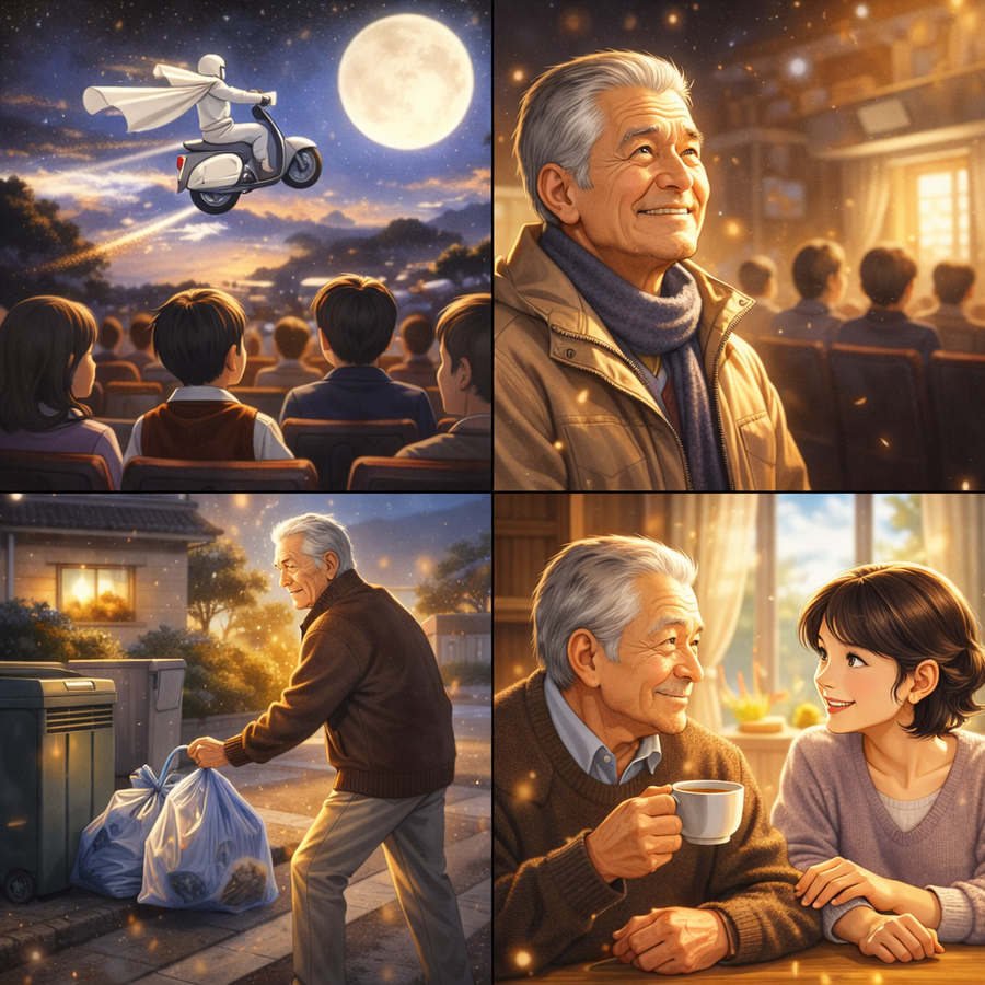 月光仮面が飛んだ夜と、乗り越えてきた一年