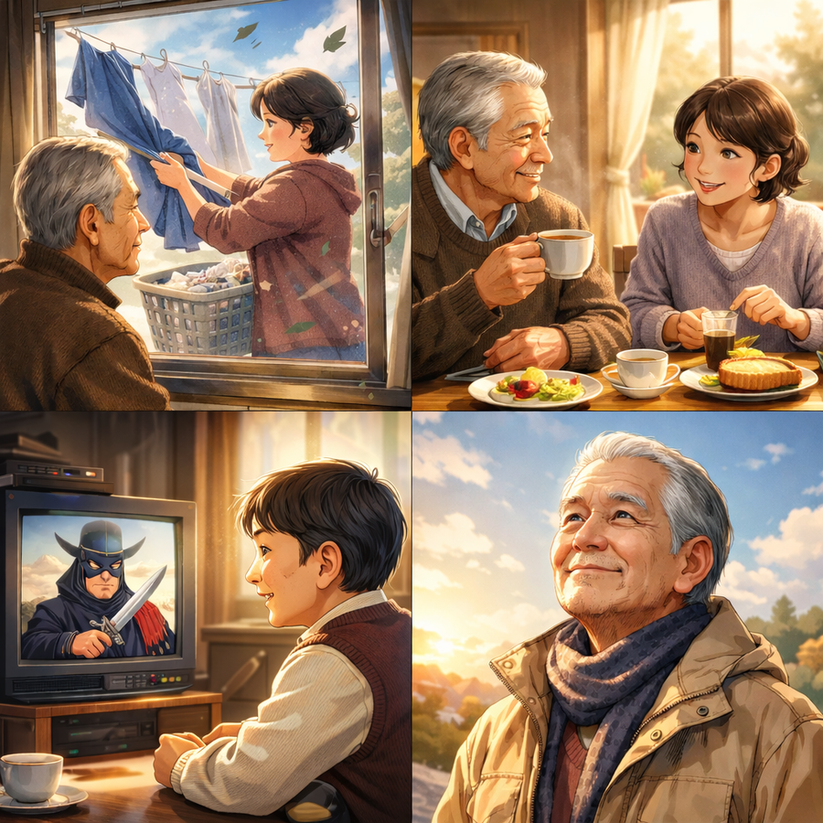 北風と洗濯物と、静かな選択