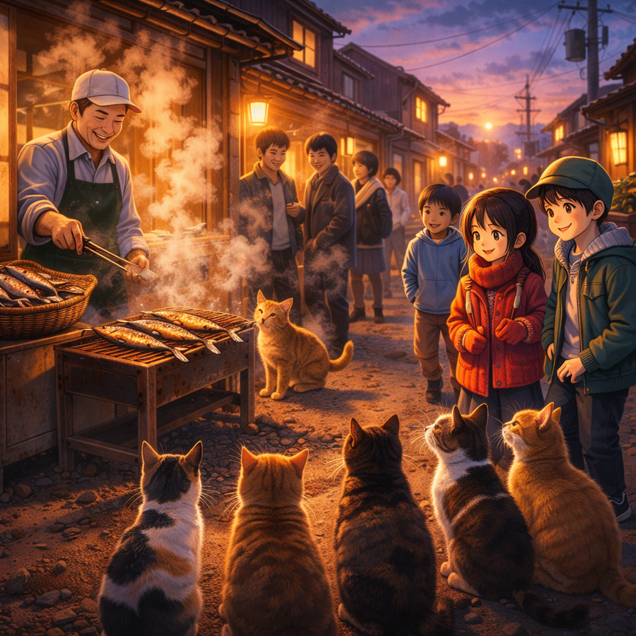 路地裏の小さな待ち伏せ