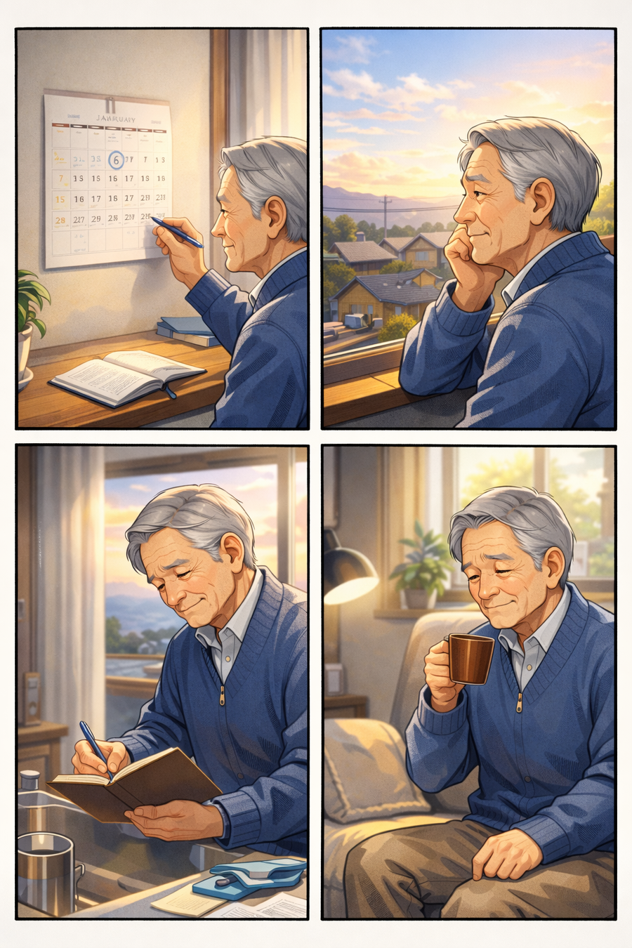 曜日感覚が戻る午後