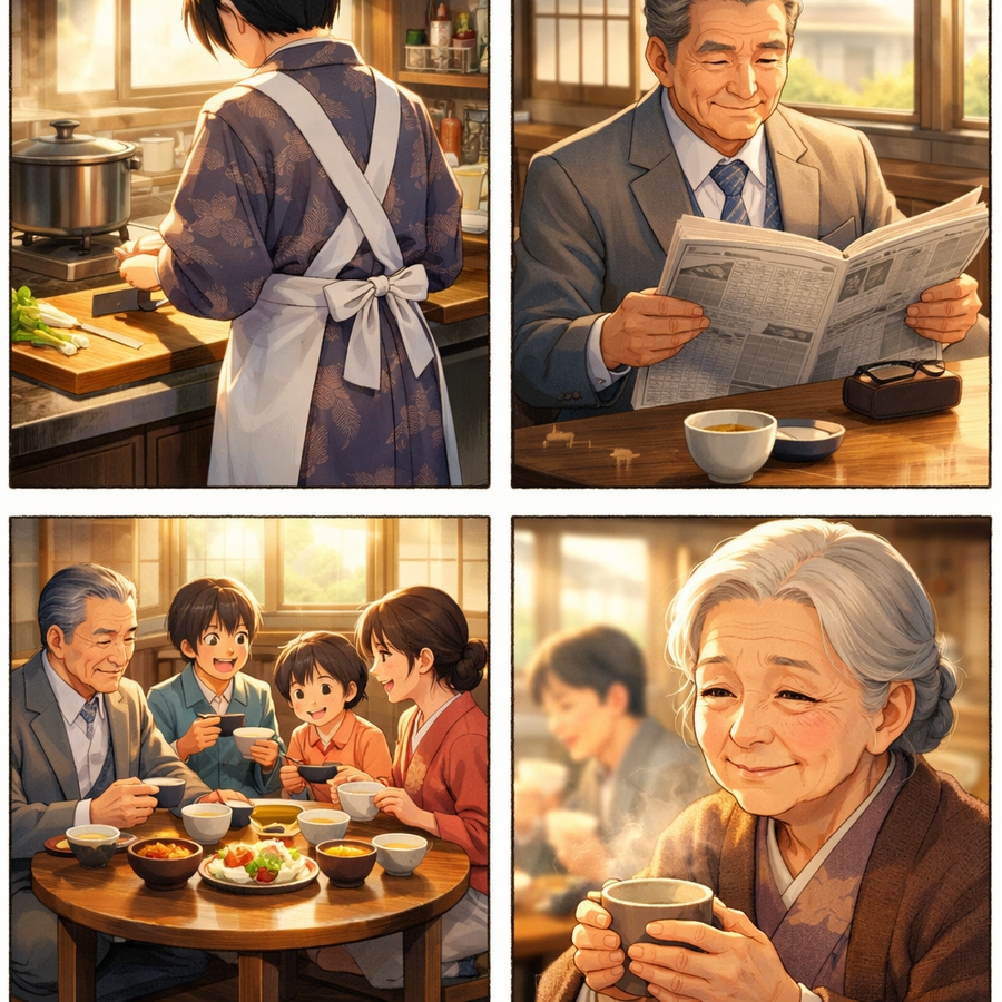 音で始まる、家の朝