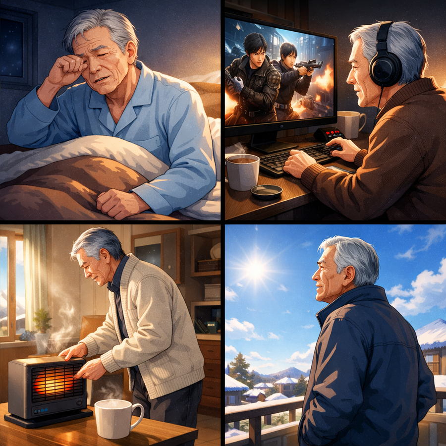 静かな朝に、積み重ねた一年を思う