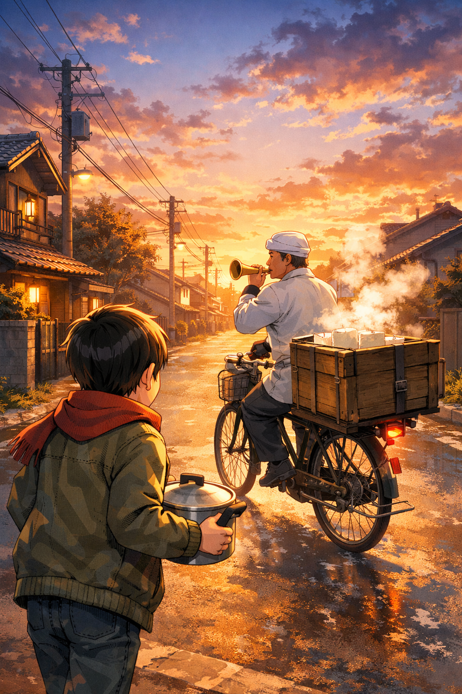 豆腐屋のラッパが連れてくる夕暮れ