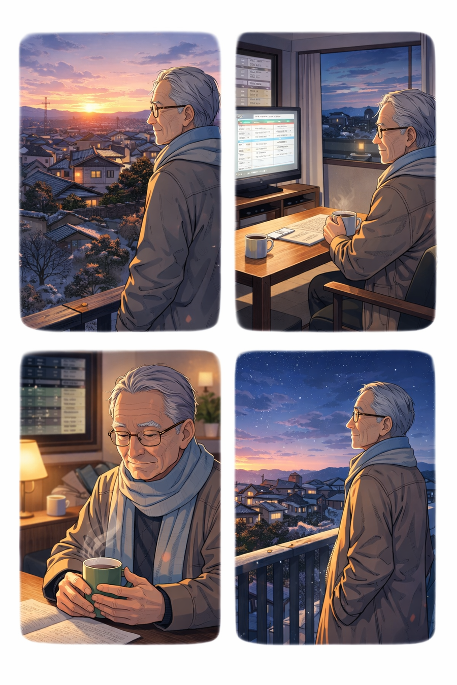 正月が終わる夕暮れ、日常へ戻る覚悟