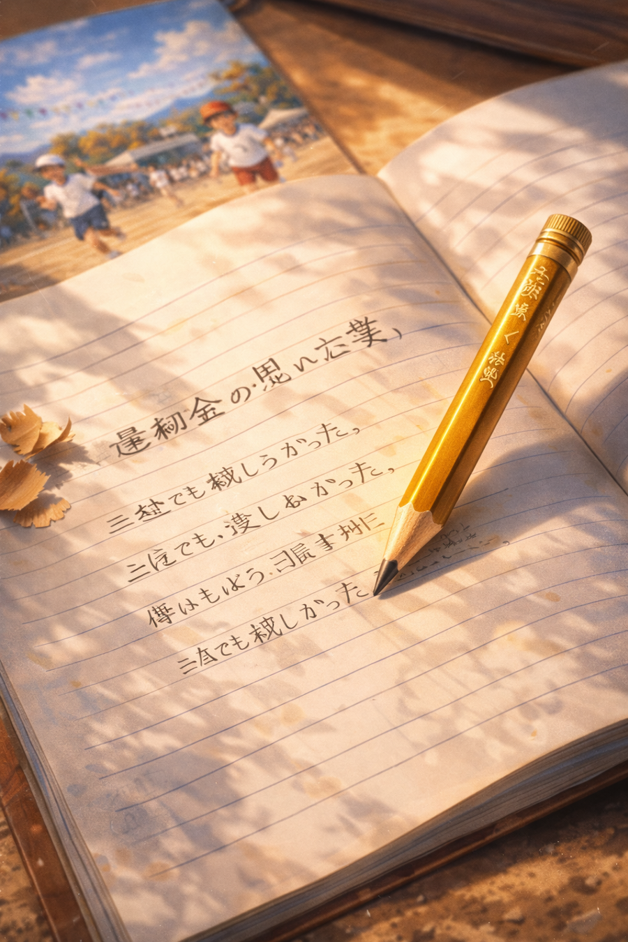 鉛筆が教えてくれた「三位」の輝き