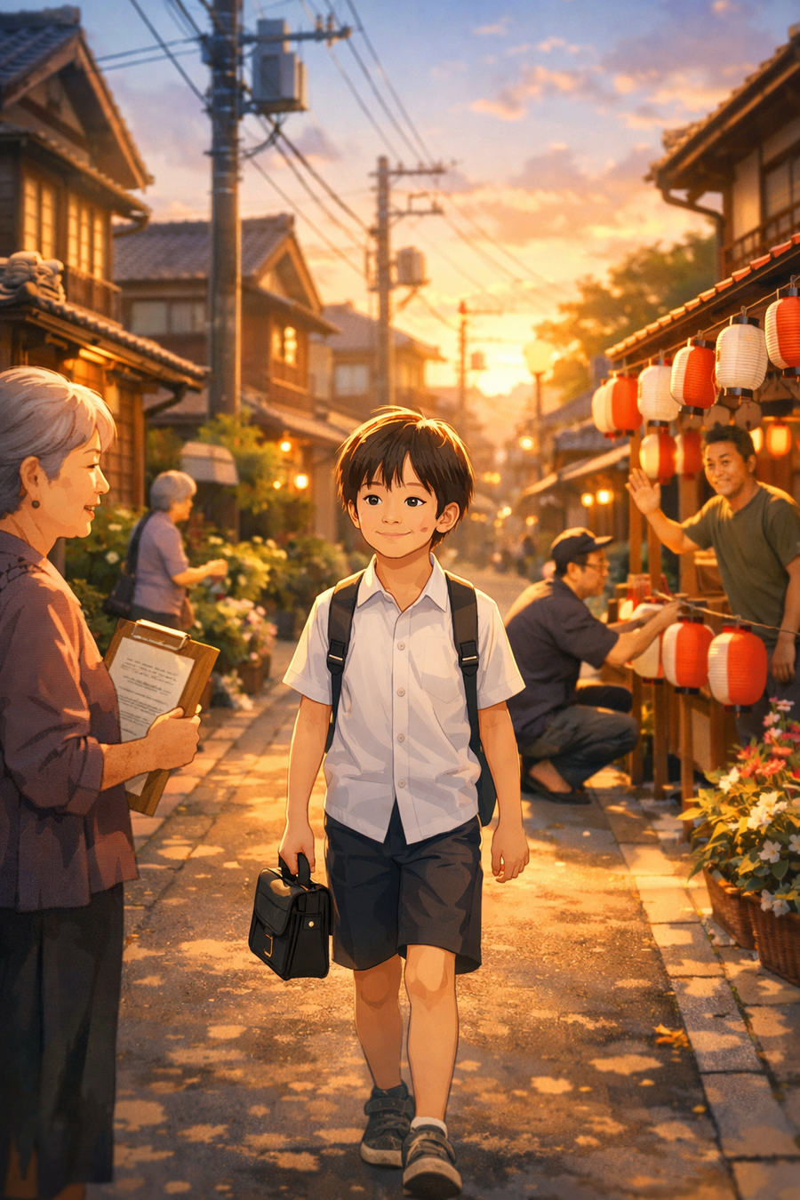 町内会の人たちがつくっていた安心