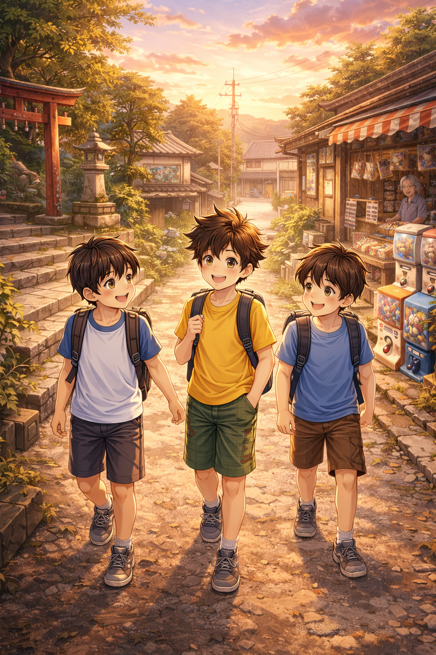 神社の石段と、人を信じる力。