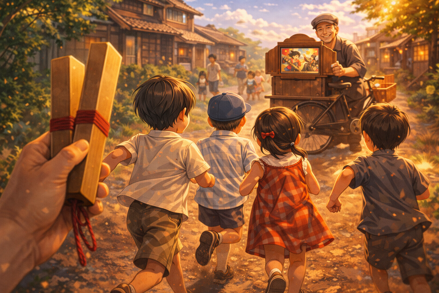 拍子木が、心のドアを叩く音