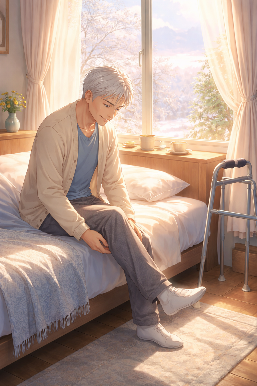 窓辺の光と、はじまりの一歩