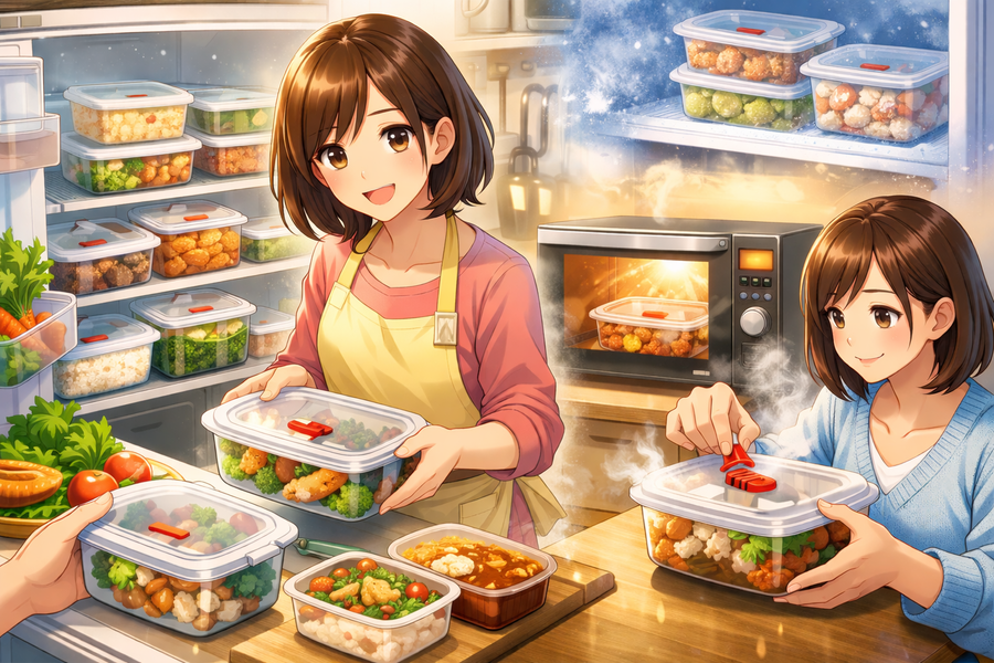 ダイソーの保存容器活用術｜エア弁付きで冷凍・電子レンジもOK？