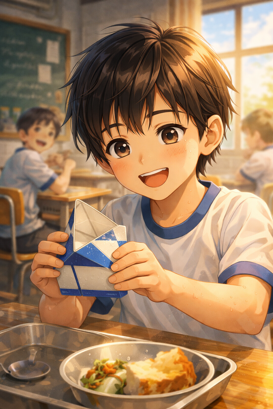 牛乳あるある② 三角パックを完璧に開けられた日の小さな誇り