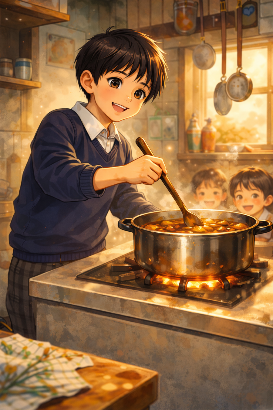 小さな父ちゃん、台所に立つ ― 昭和のカレー戦争