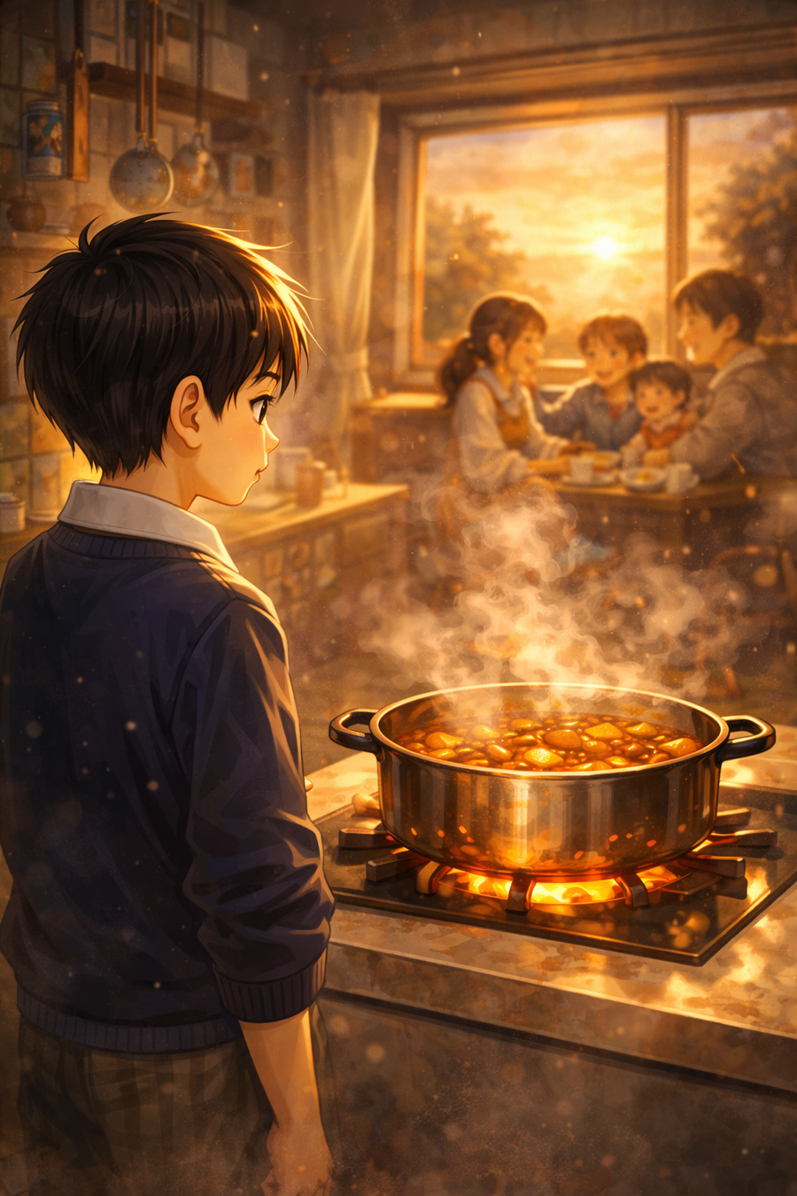 あのカレーの湯気は、今も心を温める