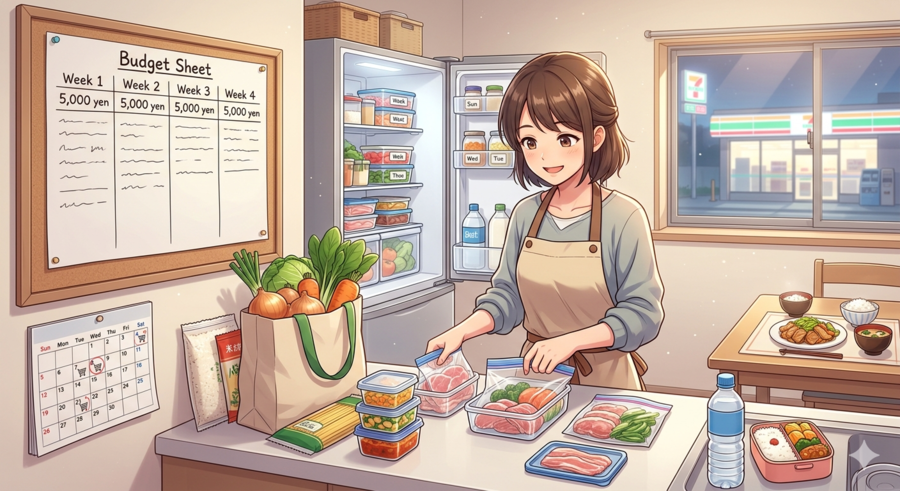 一人暮らしの食費を月2万円に！無理なく続く節約術7つの仕組み