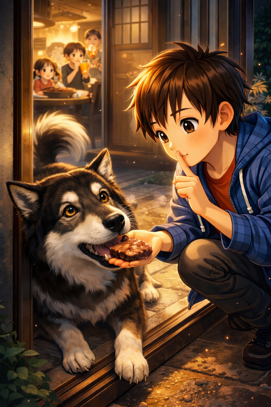 「食べたふりの名人」―妹と弟にバレないジンギスカン作戦