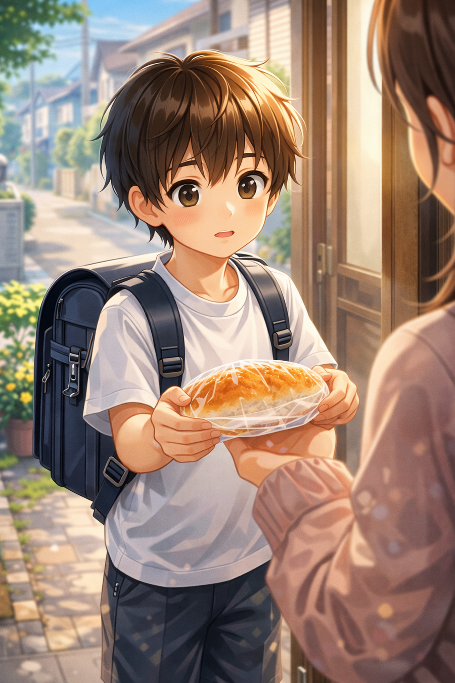 休んだ友だちへ、コッペパンを届ける小さな使命