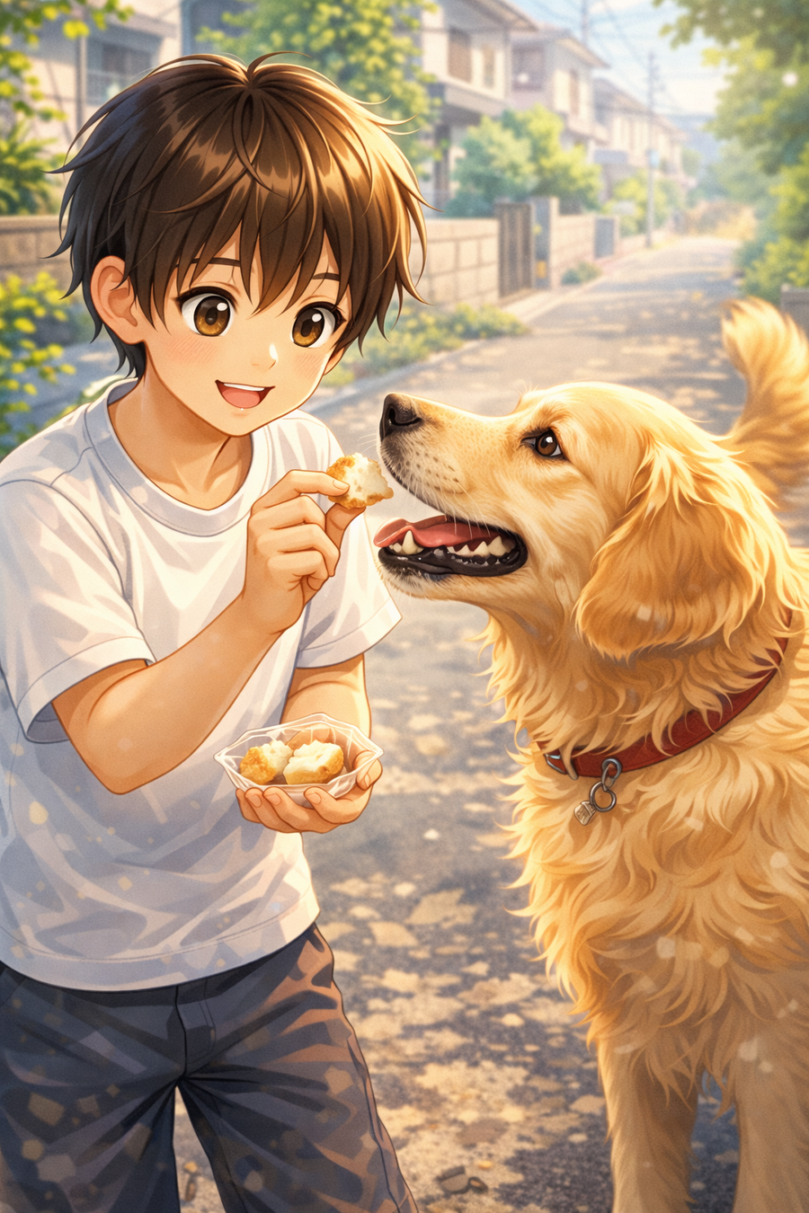 ポケットのコッペパンと、犬との秘密の約束