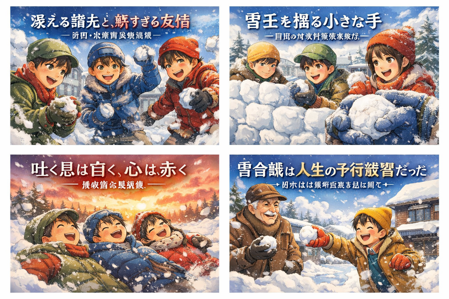 凍える指先と、熱すぎる友情 ― 昭和・北海道雪合戦戦記