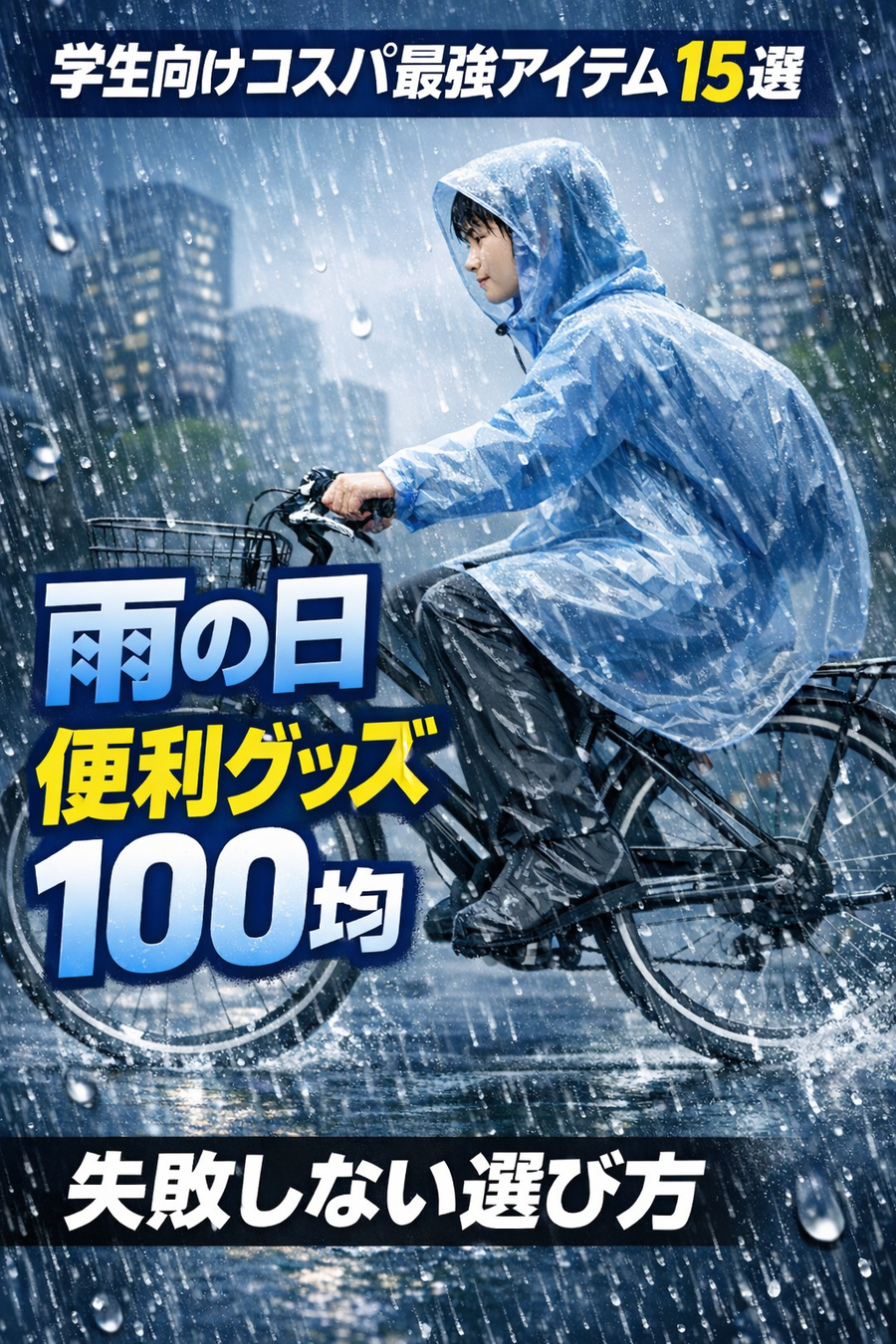 雨の日便利グッズ100均｜学生向けコスパ最強アイテム15選と失敗しない選び方
