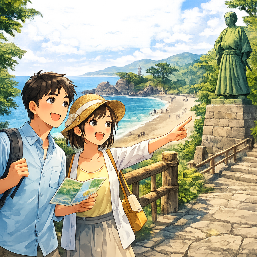 温泉でリラックスする旅行者