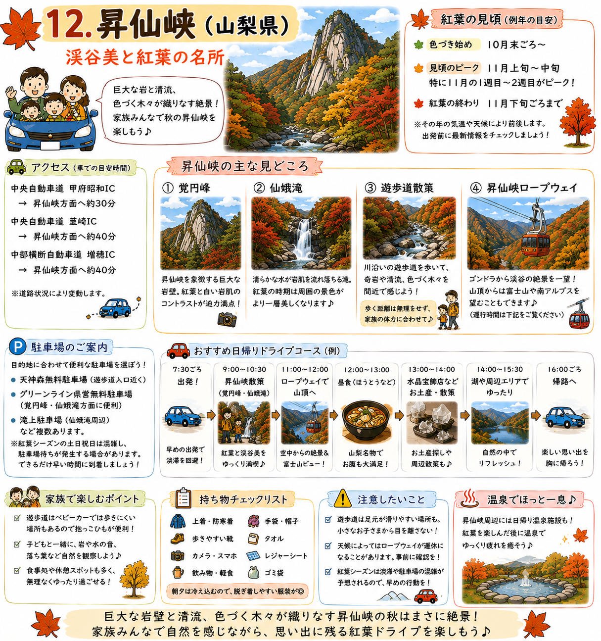 12. 昇仙峡(山梨県)